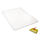Polycarbonate All Day Use Chair Mat - Hard Floors, 46 X 60, Rectangle, Clear