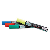 Wet Erase Markers, Medium Chisel Tip, Assorted Colors, 4-pack