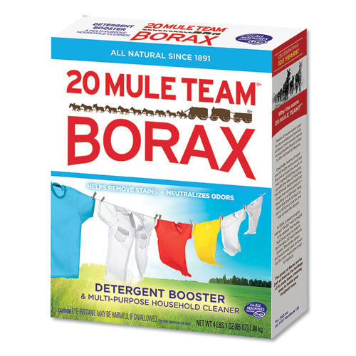 20 Mule Team Borax Laundry Booster, Powder, 4 Lb Box, 6 Boxes-carton