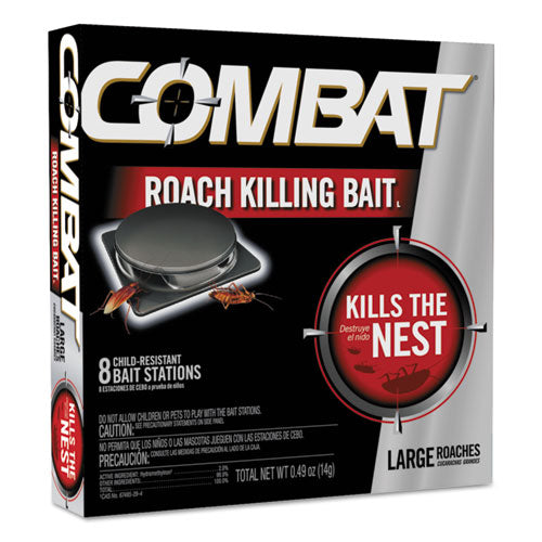 Source Kill Large Roach Killing System, Child-resistant Disc, 8-box