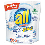 Mighty Pacs Free And Clear Super Concentrated Laundry Detergent, 39-pack