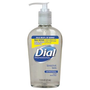 Antimicrobial Soap For Sensitive Skin, Floral, 7.5 Oz Decor Pump Bottle, 12-carton