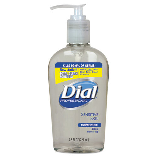 Antimicrobial Soap For Sensitive Skin, Floral, 7.5 Oz Decor Pump Bottle, 12-carton