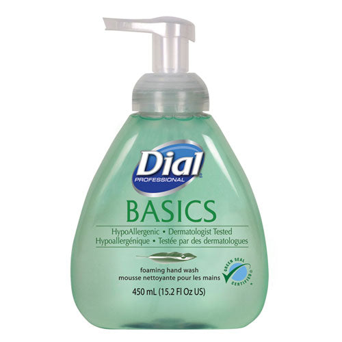 Basics Foaming Hand Soap, Original, Honeysuckle, 15.2 Oz Pump Bottle, 4-carton