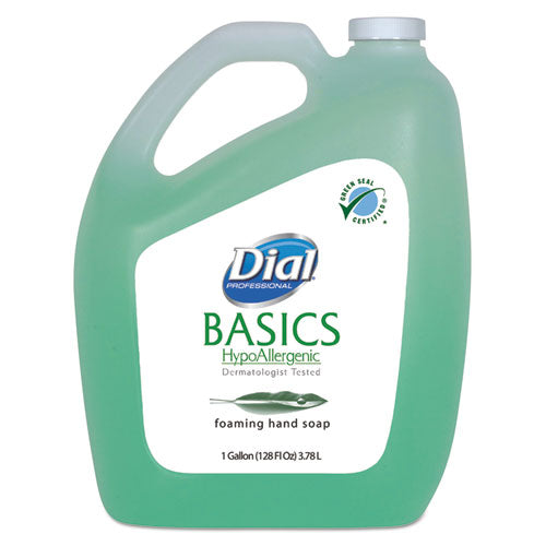 Basics Foaming Hand Soap, Original, Honeysuckle, 1 Gal Bottle, 4-carton