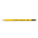 My First Woodcase Pencil With Eraser, Hb (#2), Black Lead, Yellow Barrel, Dozen