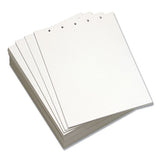 Custom Cut-sheet Copy Paper, 92 Bright, 19-hole Side Punched, 20 Lb, 8.5 X 11, White, 500-ream
