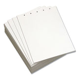 Custom Cut-sheet Copy Paper, 92 Bright, Micro-perforated 3.5" From Bottom, 24 Lb Bond Weight, 8.5 X 11, White, 500-ream
