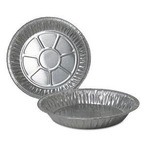 Aluminum Pie Pans, Deep, 32.7 Oz, 9" Diameter X 1.31", Silver, 500-carton