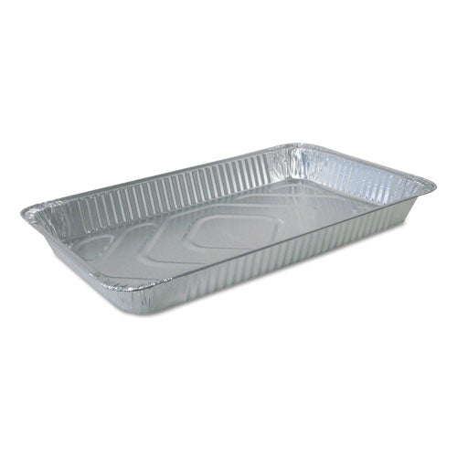 Aluminum Steam Table Pans, Full Size, Medium, 50-carton