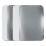 Flat Board Lids For 1.5 Lb Oblong Pans, 500 -carton