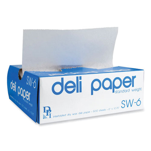 Interfolded Deli Sheets, 10.75 X 6, Standard Weight, 500 Sheets-box, 12 Boxes-carton