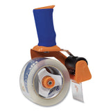 Bladesafe Antimicrobial Tape Gun With Tape, 3" Core, Metal-plastic, Orange
