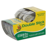 Permanent Double-stick Tape, 1" Core, 0.5" X 75 Ft, Clear