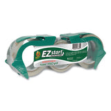 Ez Start Premium Packaging Tape With Dispenser, 1.5" Core, 1.88" X 55.5 Yds, Clear