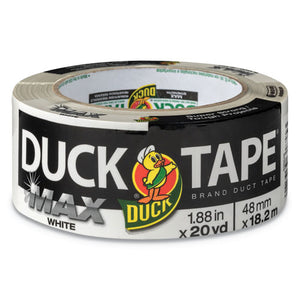 Max Duct Tape, 3" Core, 1.88" X 20 Yds, White