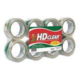 Heavy-duty Carton Packaging Tape, 3" Core, 1.88" X 55 Yds, Clear, 8-pack