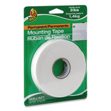 Permanent Foam Mounting Tape, 3-4" X 15ft, White