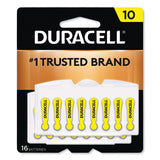 Hearing Aid Battery, #10, 16-pack