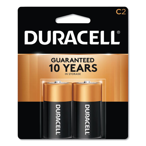 Coppertop Alkaline C Batteries, 2-pack