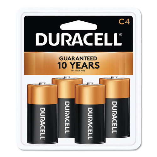 Coppertop Alkaline C Batteries, 4-pack