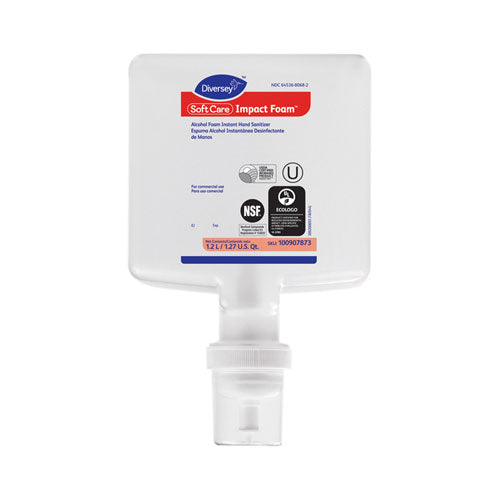 Soft Care Impact Foam Hand Sanitizer For Intellicare Dispensers, 1200 Ml, Cartridge, 6-carton