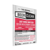 Beer Clean Last Rinse Glass Sanitizer, Powder, .25oz Packet, 100-carton