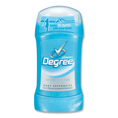 Women Invisible Solid Anti-perspirant-deodorant, Shower Clean, 1.6 Oz, 12-carton