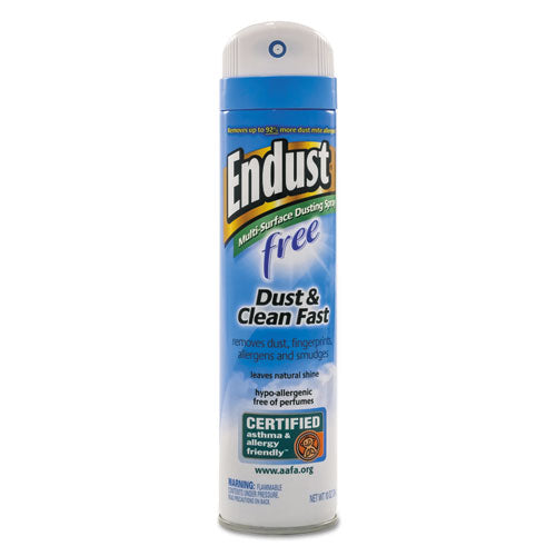 Endust Free Hypo-allergenic Dusting And Cleaning Spray, 10 Oz Aerosol, 6-ct