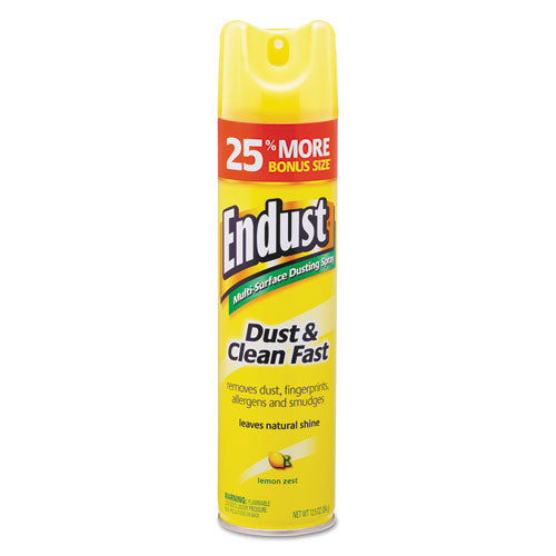 Endust Multi-surface Dusting And Cleaning Spray, Lemon Zest, 6-carton