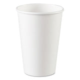 Paper Cups, Hot, 16 Oz, White, 1000-carton