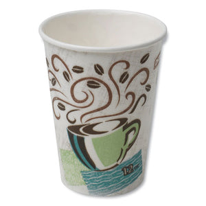 Hot Cups, Paper, 12oz, Coffee Dreams Design, 50-pack