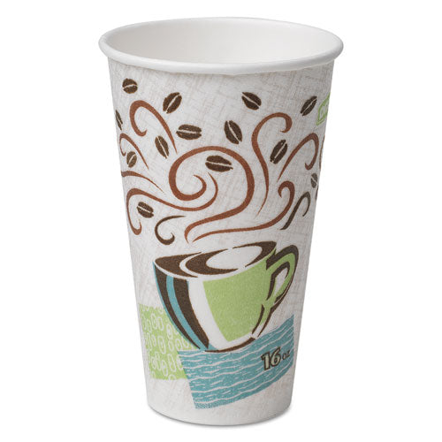 Perfectouch Paper Hot Cups, 16 Oz, Coffee Dreams Design, 50-pack, 20 Packs-carton
