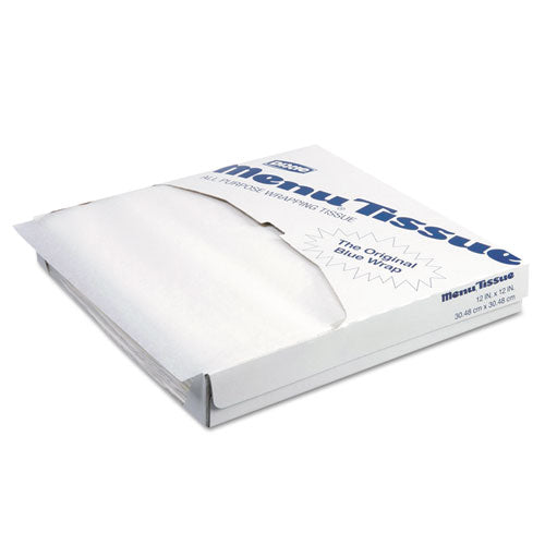Menu Tissue Untreated Paper Sheets, 12 X 12, White, 1000-pack, 10-carton