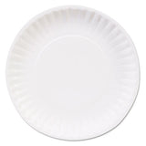 Clay Coated Paper Plates, 6", White, 100-pack, 12 Packs-carton