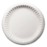 Clay Coated Paper Plates, 6", White, 100-pack