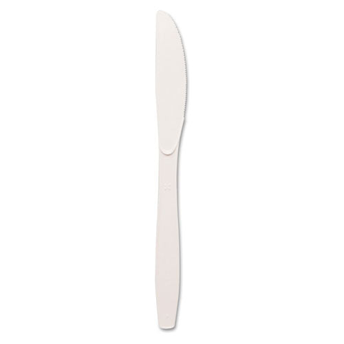 Plastic Cutlery, Heavy Mediumweight Knife, 100-box