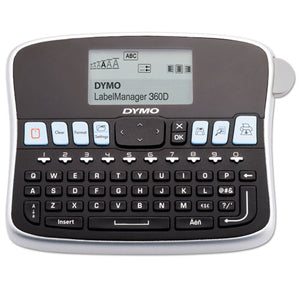 Labelmanager 360d Label Maker, 2 Lines, 2.8 X 7.76 X 5.9