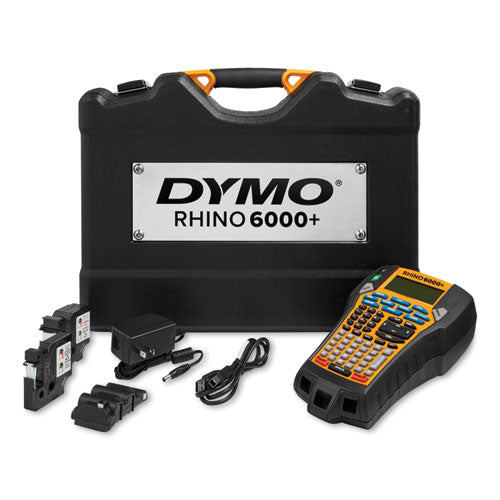 Rhino 6000+ Industrial Label Maker With Carry Case, 0.4