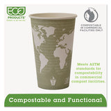 World Art Renewable Compostable Hot Cups, 16 Oz., 50-pk, 20 Pk-ct