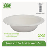 Renewable And Compostable Sugarcane Bowls - 12 Oz, 50-packs, 20 Packs-carton