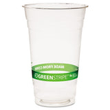 Greenstripe Renewable And Compostable Cold Cups - 24 Oz, 50-pack, 20 Packs-carton