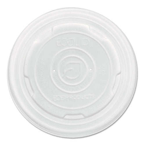Ecolid Renewable And Compost Food Container Lids, Fits 8 Oz Sizes, 50-pack, 20 Packs-carton
