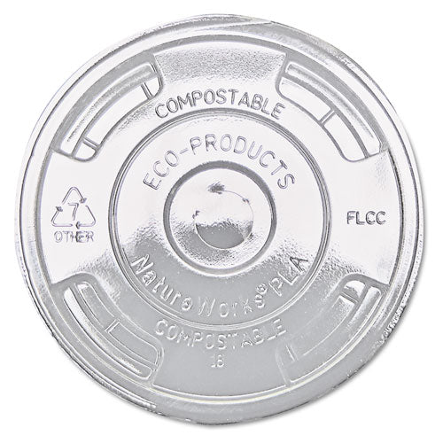 Greenstripe Renewable And Compost Cold Cup Flat Lids, For 9-24 Oz, 100-pack, 10 Packs-carton