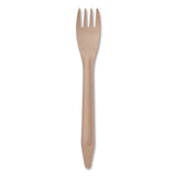 Wood Cutlery, Fork, Natural, 500/carton