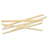 Renewable Wooden Stir Sticks - 7", 1000-pk