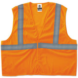 Glowear 8205hl Type R Class 2 Super Econo Mesh Safety Vest, Lime, Small-medium