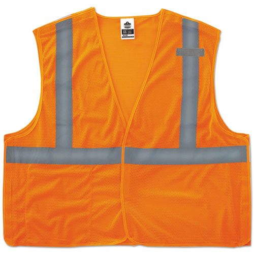 Glowear 8215ba Type R Class 2 Econo Breakaway Mesh Vest, Orange, L-xl