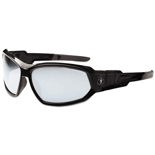 Skullerz Loki Safety Glasses-goggles, Black Frame-in-outdoor Lens,nylon-polycarb