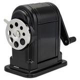 Ranger 55 Classroom Manual Pencil Sharpener, Manual, 3.25" X 6" X 5.5", Black